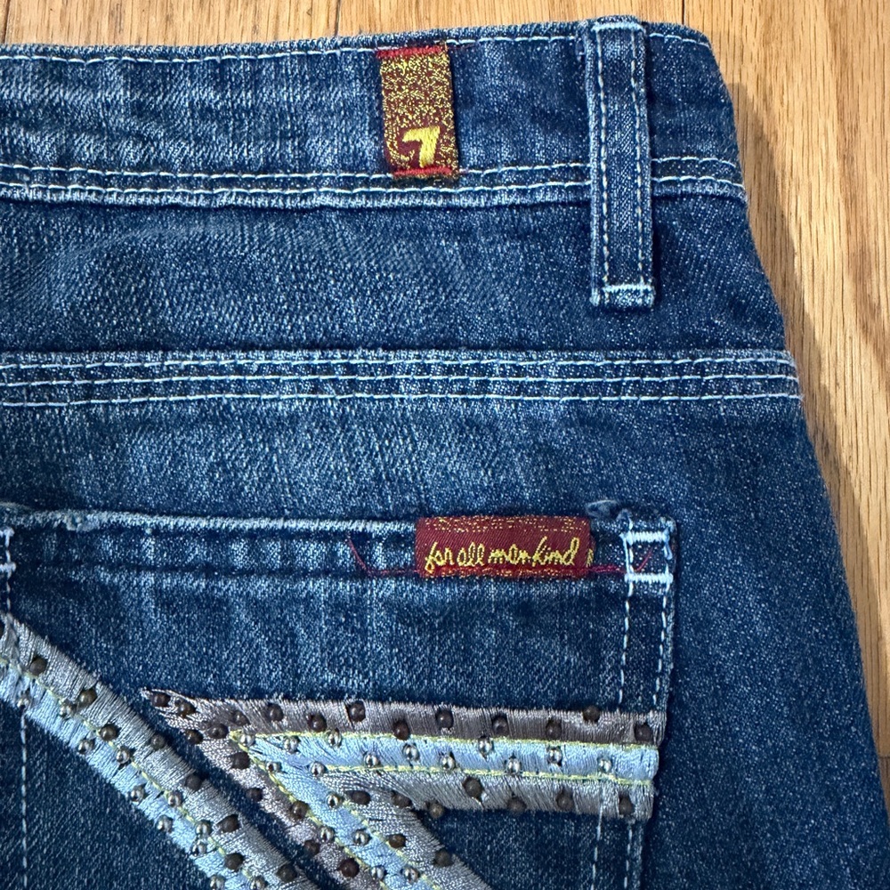 Seven7 Dark Blue Denim Jeans